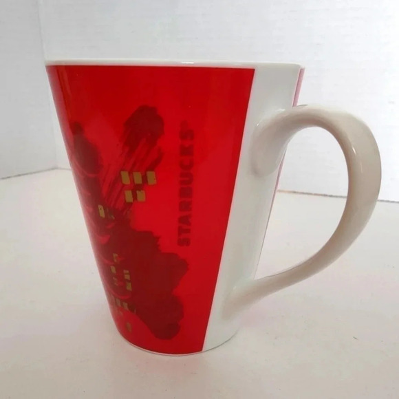 Starbucks Other - Starbucks 2014 holiday Christmas mug cup, VGC, red, 12 ounces